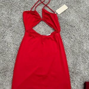 Red body con mini dress from Beginning Boutique. Size 12.